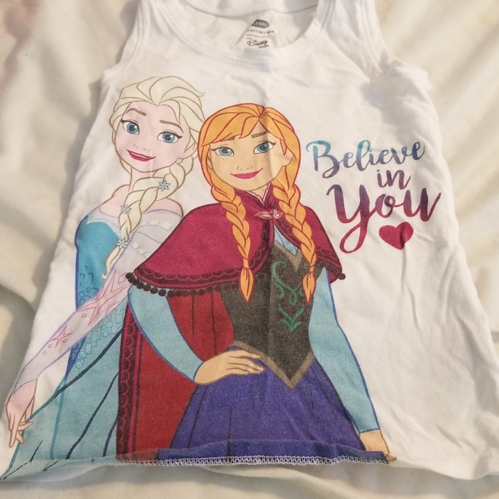 Elsa and Anna tank